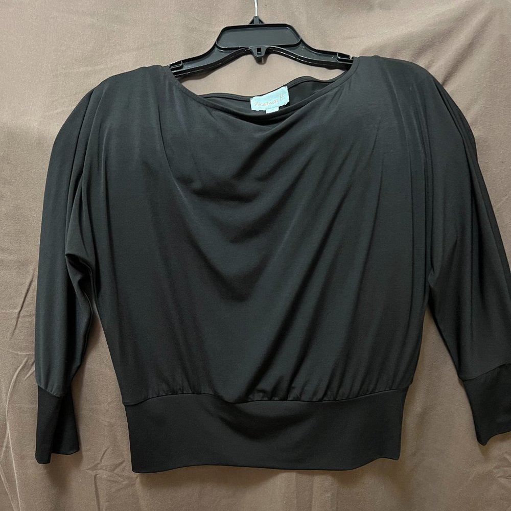 Veronica M Long Sleeve Jersey Top, Size S